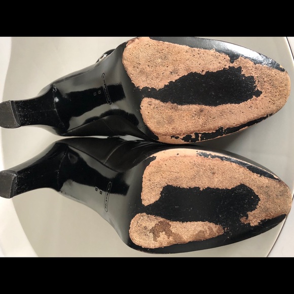 Coach Gunmetal Mary Jane Heels - Picture 5 of 8